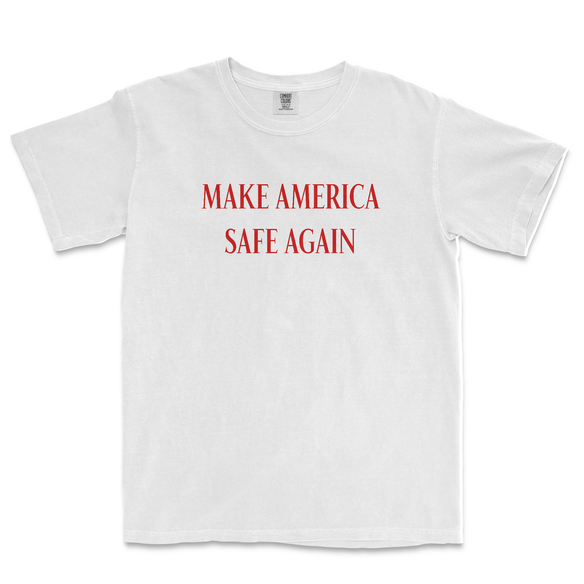 Make America Safe Again (White) (Front Print)