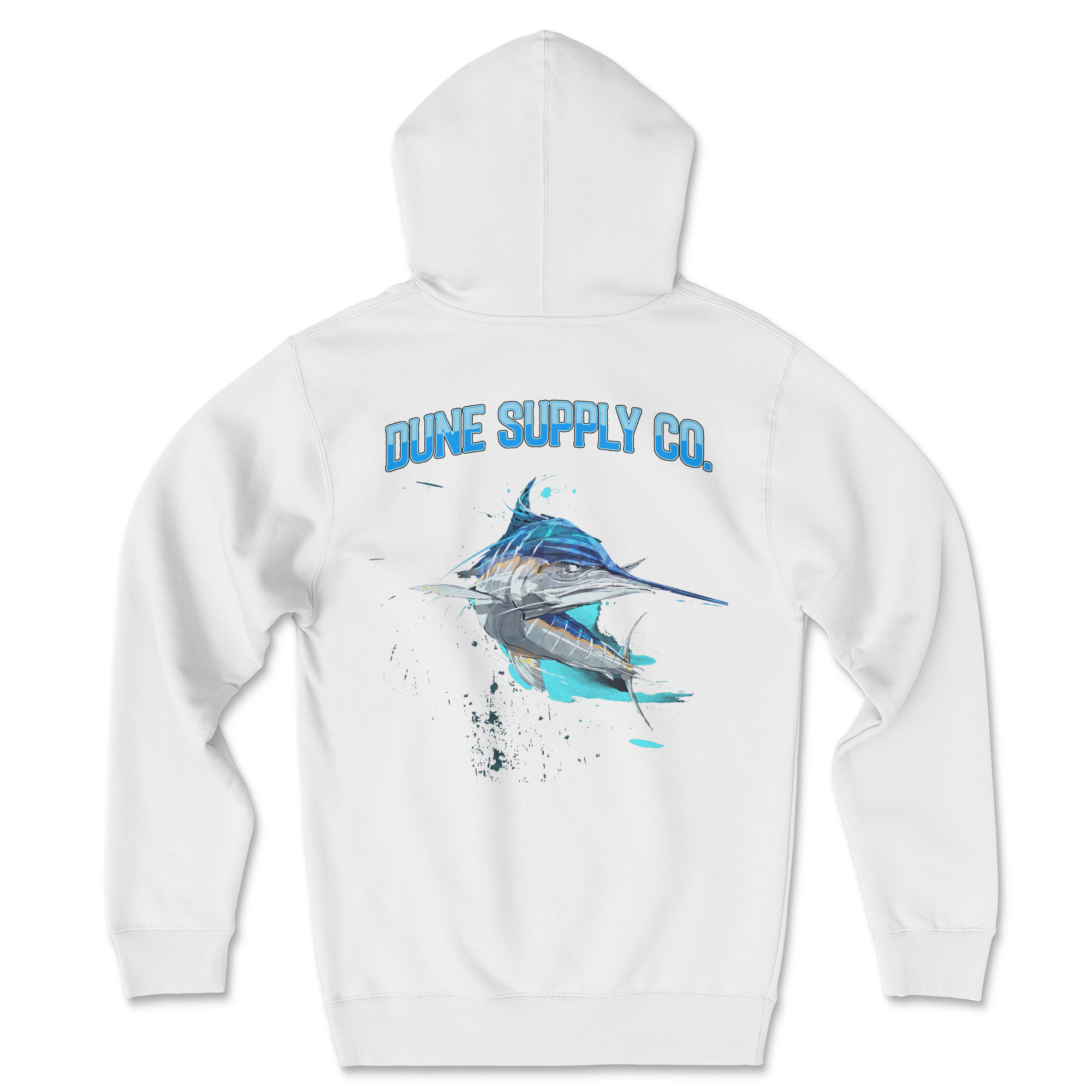 Billfish Berserker - White - Hoodie