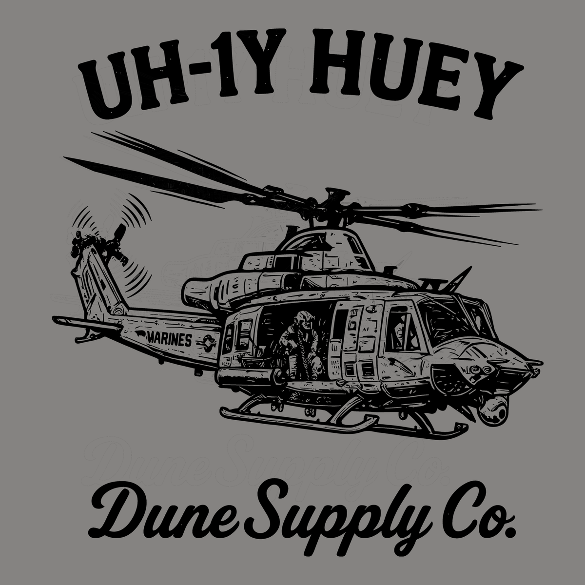 Hostile Huey (Grey)