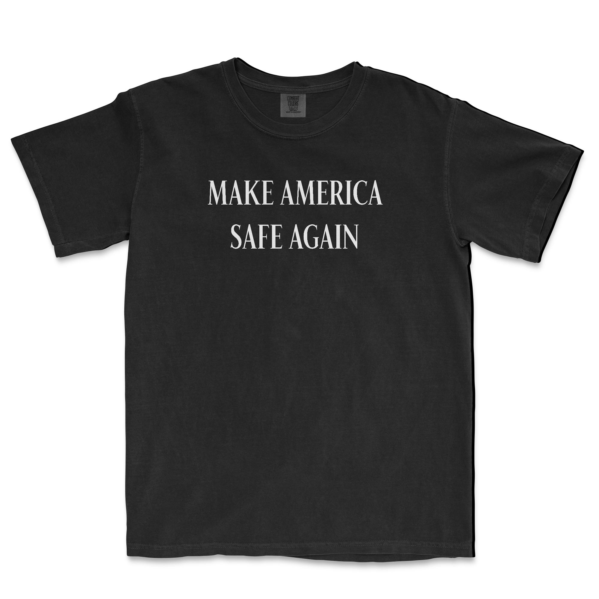 Make America Safe Again (Black) (Front Print)