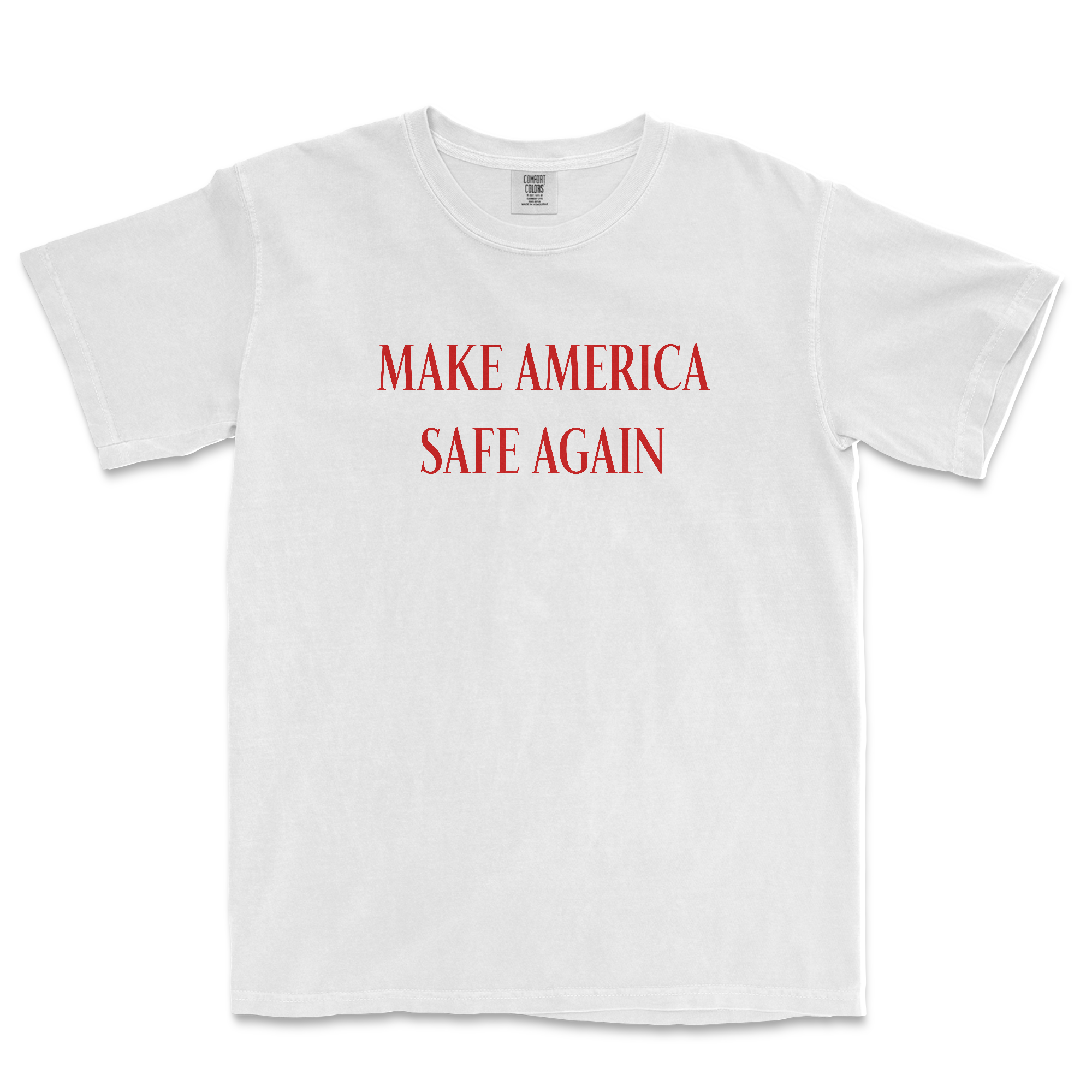 Make America Safe Again (White) (Front Print)