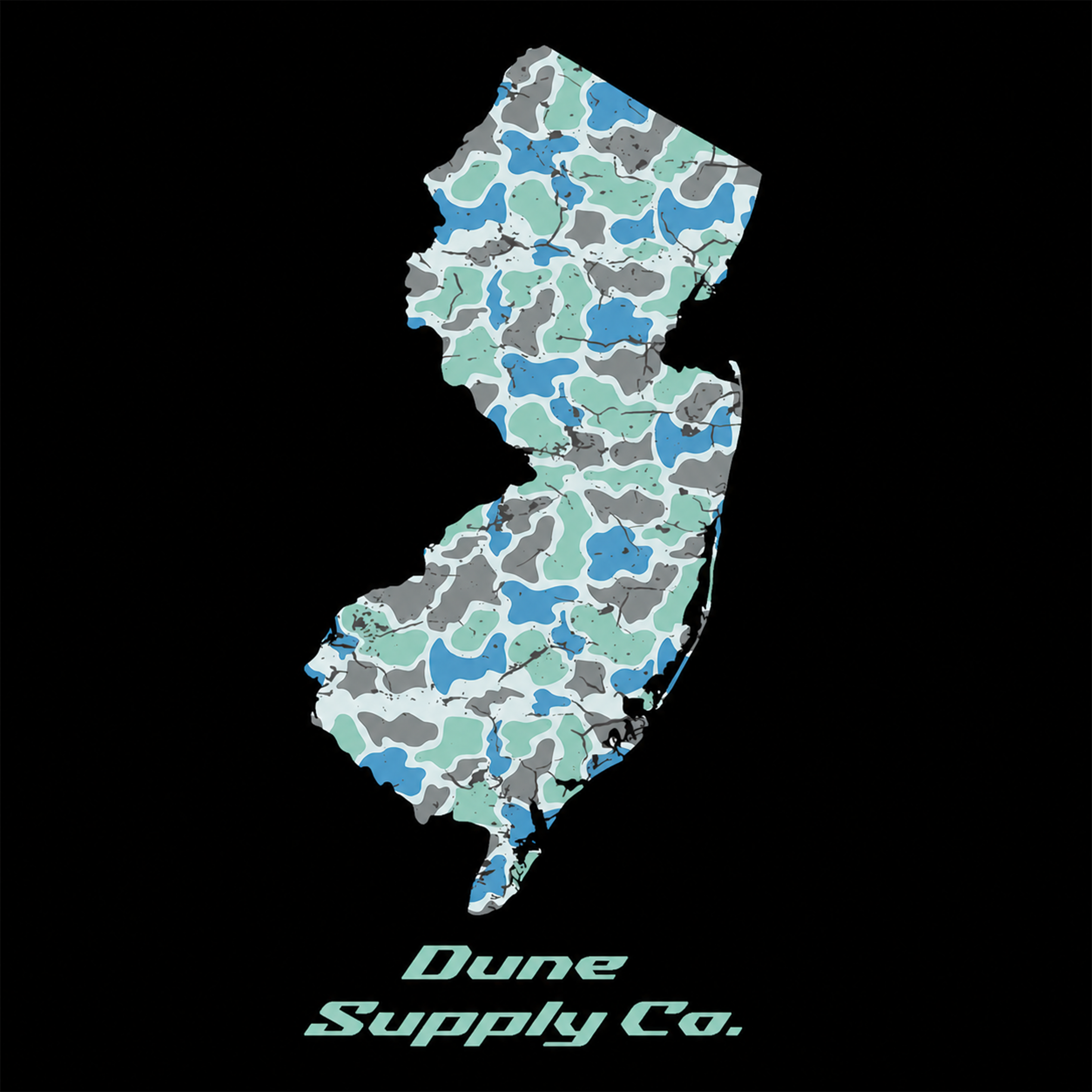 New Jersey Saltwater Camo (Black)