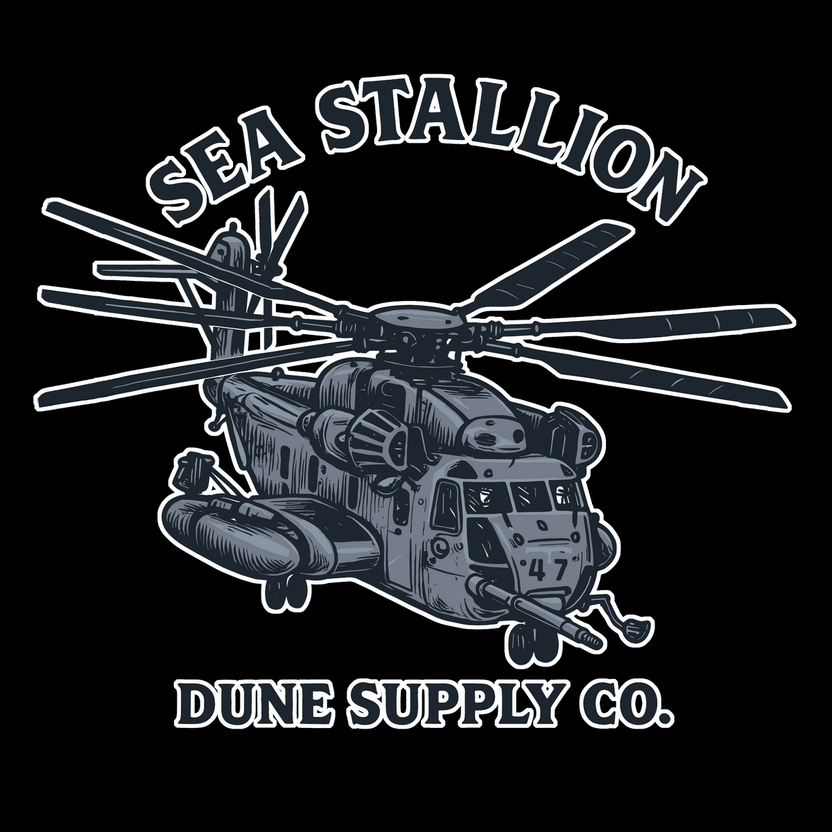 Sea Stallion (Black)
